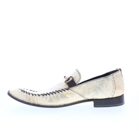 Roberto Guerrini Sebacea 2355 Mens White Loafers & Slip Ons Casual Shoes