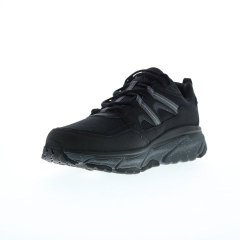 Skechers D'Lux Journey 237192 Mens Black Leather Athletic Hiking Shoes