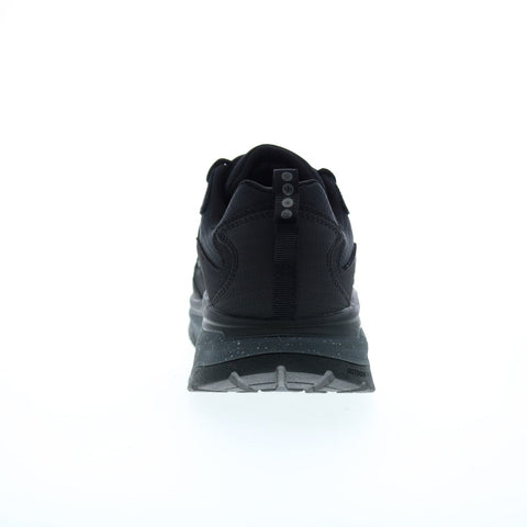 Skechers D'Lux Journey 237192 Mens Black Leather Athletic Hiking Shoes