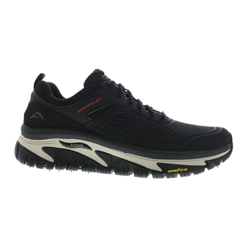 Skechers Arch Fit Road Walker Recon Mens Black Lifestyle Sneakers Shoes