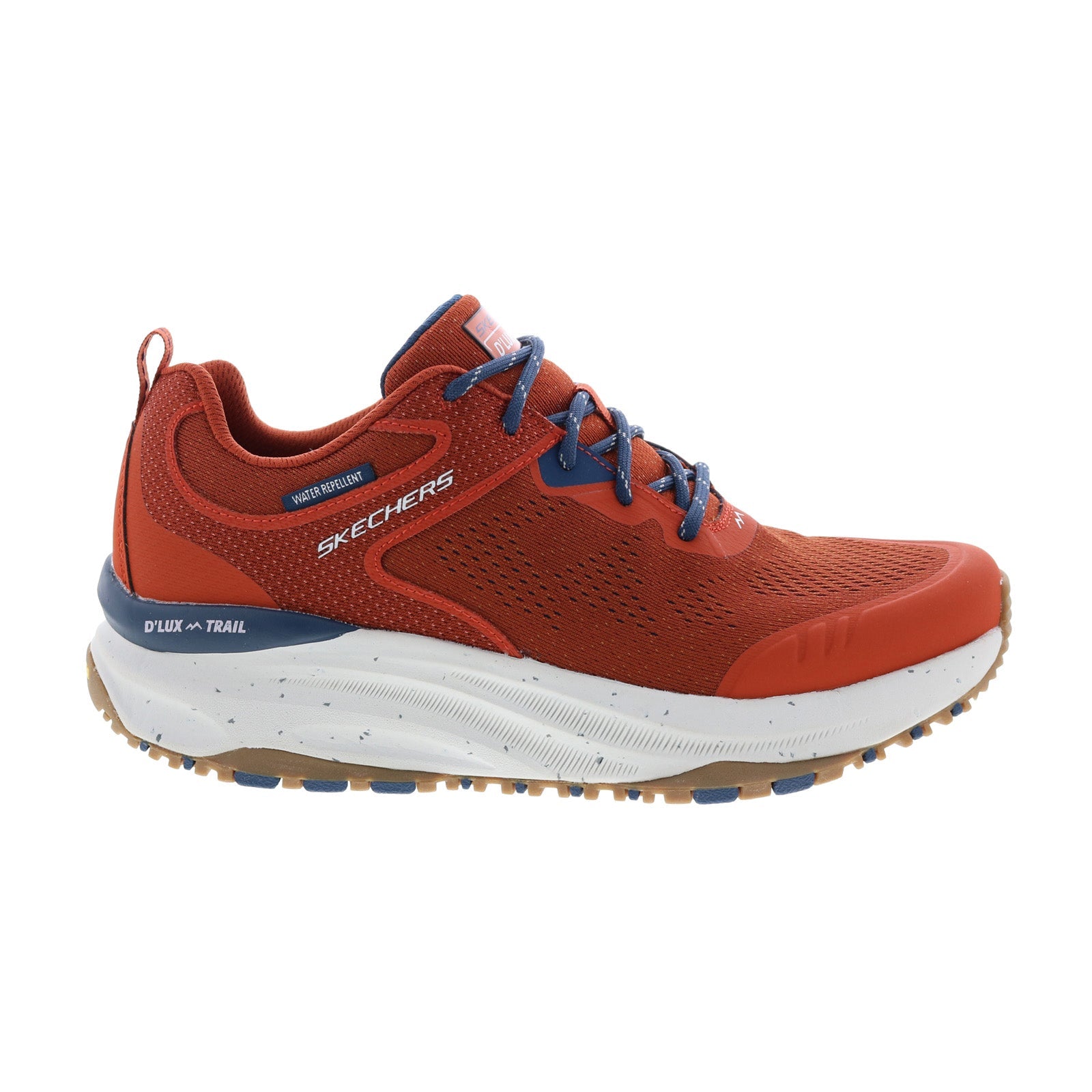t♡ Skechers D'Lux Trail 237336 Mens Orange Canvas Athletic