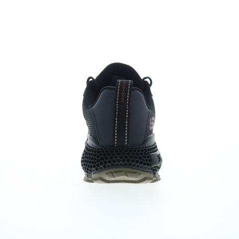 Skechers 3D Max Protect 237401 Mens Black Leather Athletic Hiking Shoes