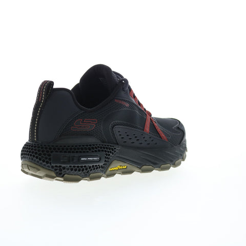 Skechers 3D Max Protect 237401 Mens Black Leather Athletic Hiking Shoes