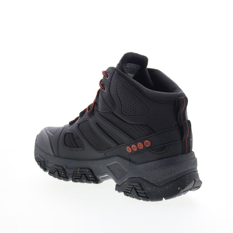 Skechers Terrabite Trekker 237499 Mens Black Leather Lace Up Hiking Boots