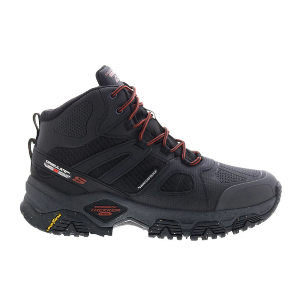 Skechers Terrabite Trekker 237499 Mens Black Leather Lace Up