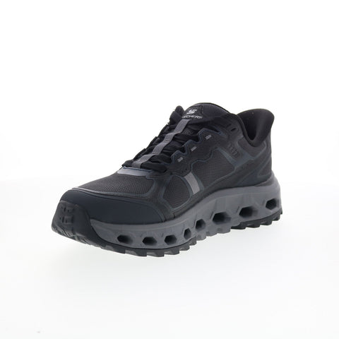Skechers Slip-ins Glide-Step AT Rock Fence Creek Mens Black Athletic Shoes
