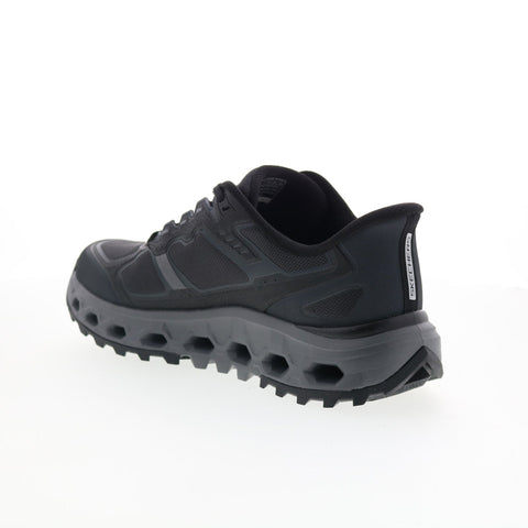 Skechers Slip-ins Glide-Step AT Rock Fence Creek Mens Black Athletic Shoes