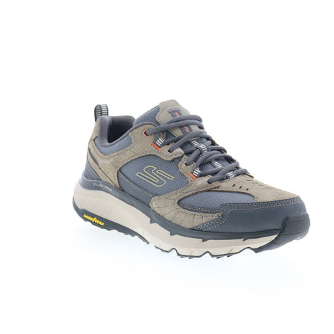 Skechers D'Lux Pro 237755-TPMT Mens Gray Suede Lifestyle Sneakers Shoes