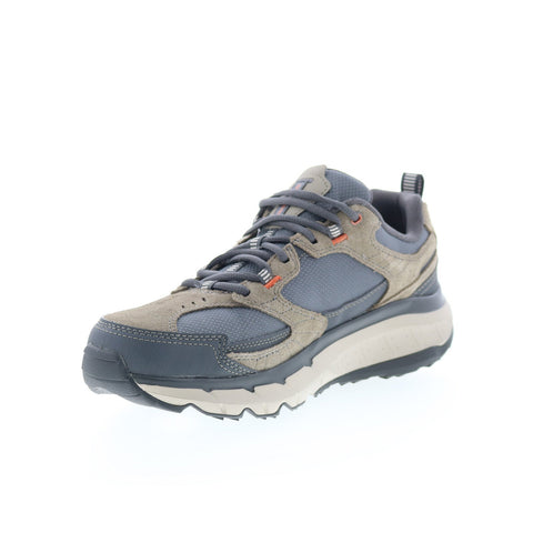 Skechers D'Lux Pro 237755-TPMT Mens Gray Suede Lifestyle Sneakers Shoes