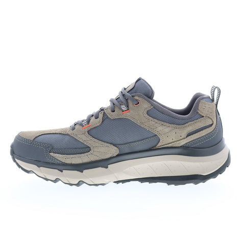 Skechers D'Lux Pro 237755-TPMT Mens Gray Suede Lifestyle Sneakers Shoes