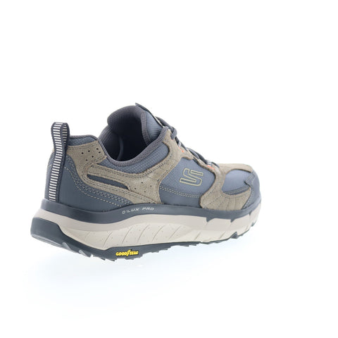 Skechers D'Lux Pro 237755-TPMT Mens Gray Suede Lifestyle Sneakers Shoes