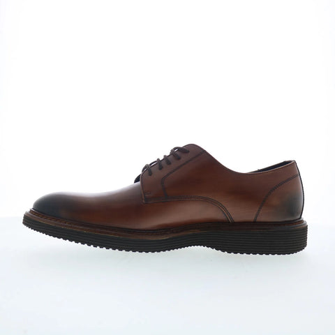 Johnston & Murphy 24-1452 Mens Brown Oxfords & Lace Ups Plain Toe Shoes