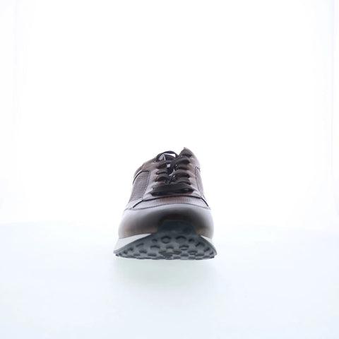 Johnston & Murphy 24-1466 Mens Brown Leather Lifestyle Sneakers Shoes