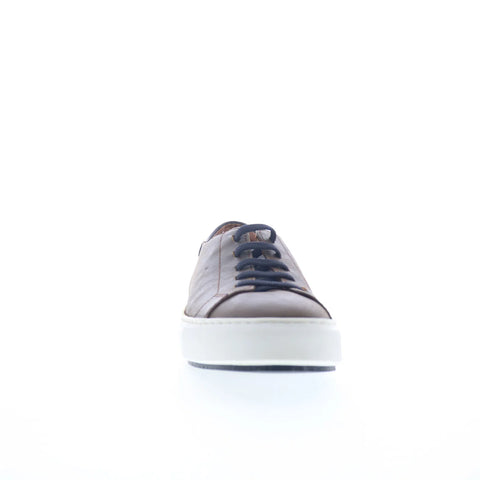 Johnston & Murphy 24-1676 Mens Brown Leather Lifestyle Sneakers Shoes
