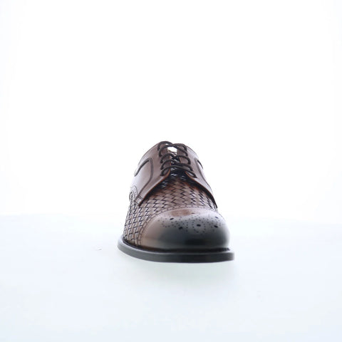 Johnston & Murphy 24-5660 Mens Brown Oxfords Wingtip & Brogue Shoes