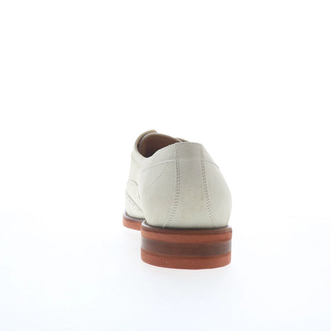 Johnston & Murphy 24-5672 Mens White Suede Loafers & Slip Ons Casual Shoes