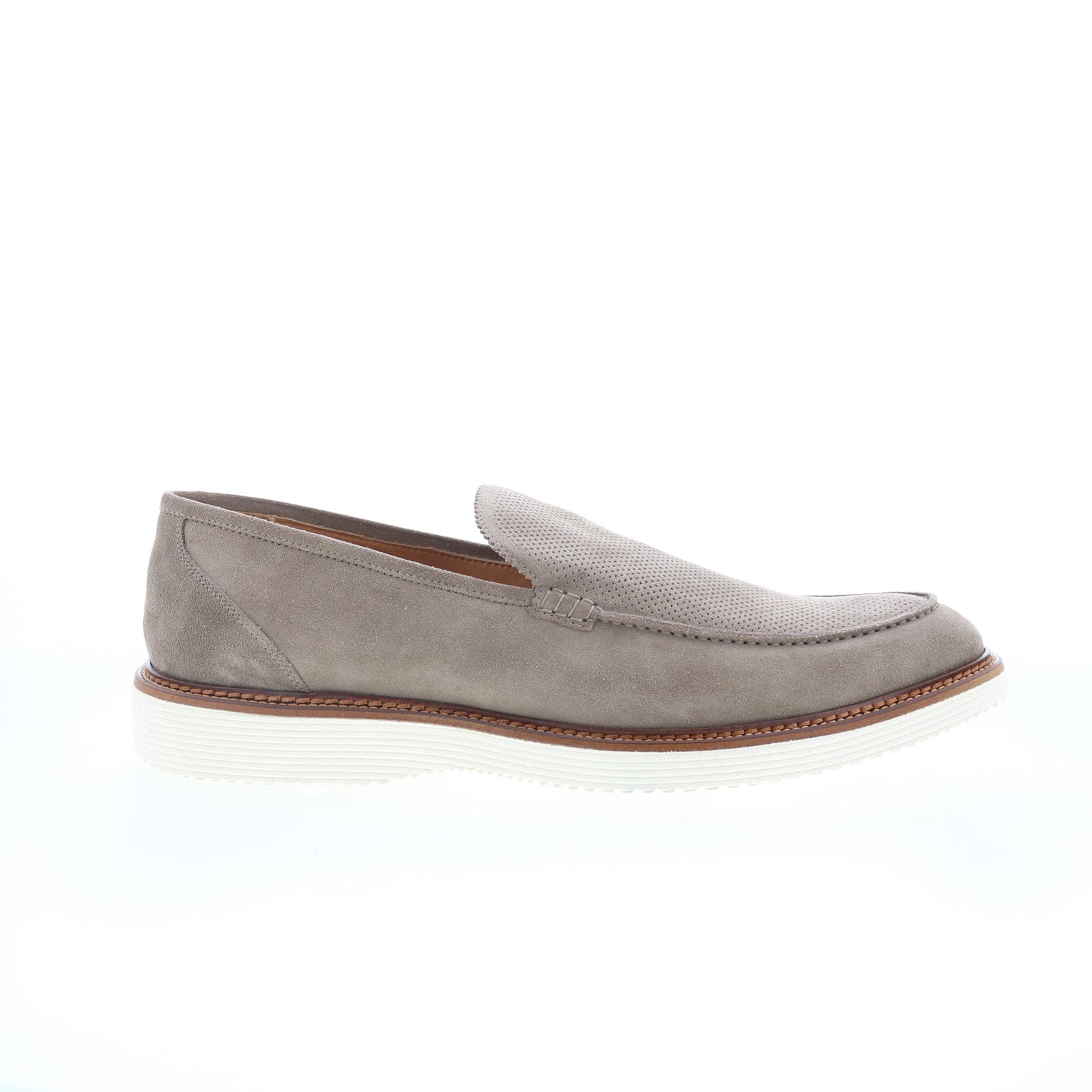 Johnston & Murphy Jameson Italian Suede Mens Beige Loafers  display picture 1