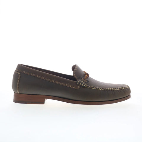 Johnston & Murphy 24-5876 Mens Brown Leather Loafers & Slip Ons Casual Shoes
