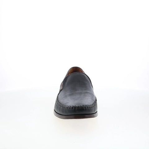 Johnston & Murphy 24-6187 Mens Black Leather Loafers & Slip Ons Casual Shoes