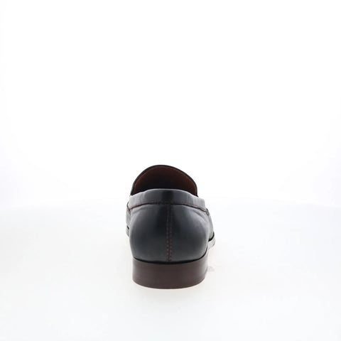 Johnston & Murphy 24-6187 Mens Black Leather Loafers & Slip Ons Casual Shoes