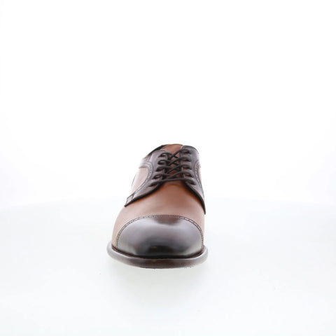 Johnston & Murphy 24-6202 Mens Brown Oxfords & Lace Ups Cap Toe Shoes