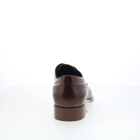 Johnston & Murphy 24-6202 Mens Brown Oxfords & Lace Ups Cap Toe Shoes
