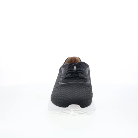 Johnston & Murphy 24-6267 Mens Black Canvas Lifestyle Sneakers Shoes