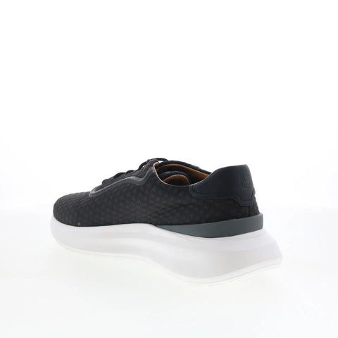 Johnston & Murphy 24-6267 Mens Black Canvas Lifestyle Sneakers Shoes