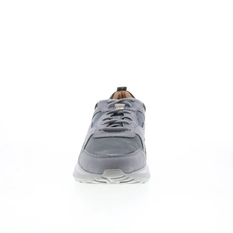 Johnston & Murphy 24-6279 Mens Gray Nubuck Lace Up Lifestyle Sneakers Shoes