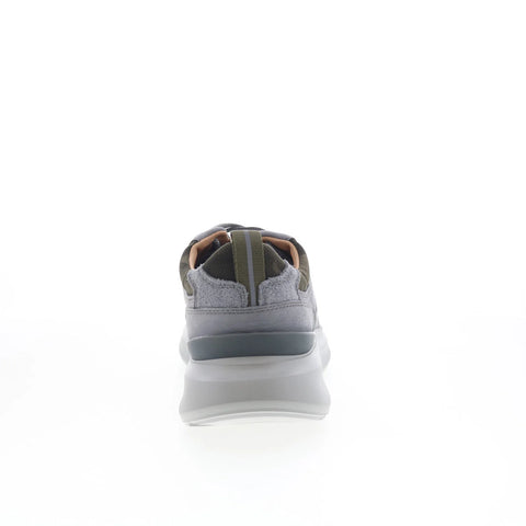 Johnston & Murphy 24-6279 Mens Gray Nubuck Lace Up Lifestyle Sneakers Shoes