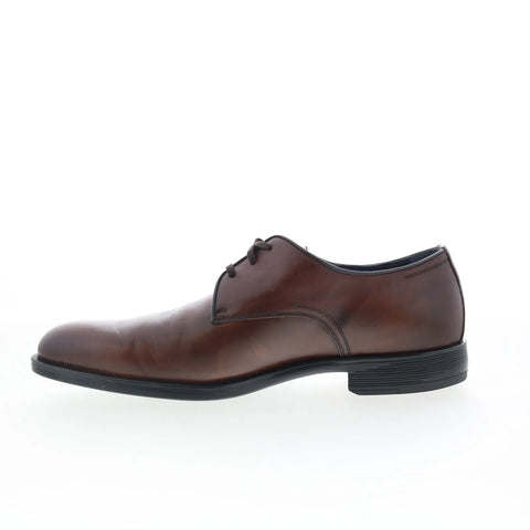 Johnston & Murphy 24-6324 Mens Brown Oxfords & Lace Ups Plain Toe Shoes