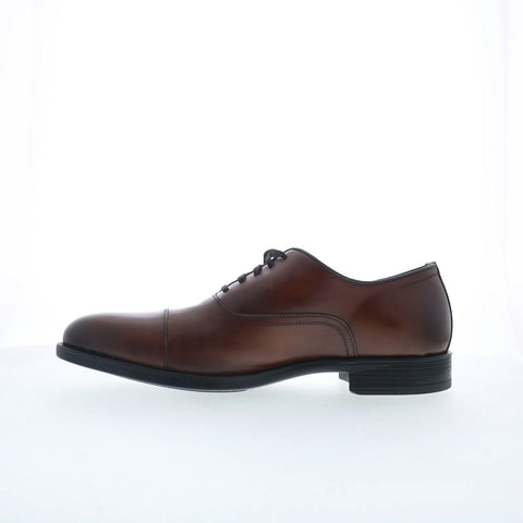 Johnston & Murphy 24-6332 Mens Brown Oxfords & Lace Ups Cap Toe Shoes