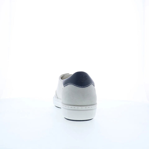 Johnston & Murphy 24-6548 Mens White Leather Lifestyle Sneakers Shoes