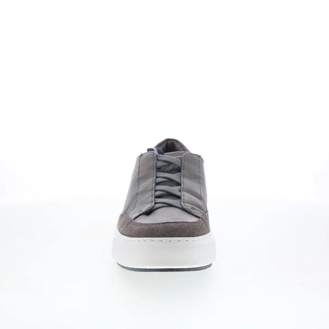 Johnston & Murphy 24-6549 Mens Gray Suede Lace Up Lifestyle Sneakers Shoes