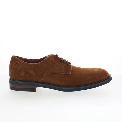 Johnston & Murphy 24-6616 Mens Brown Oxfords & Lace Ups Plain Toe Shoes