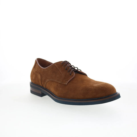 Johnston & Murphy 24-6616 Mens Brown Oxfords & Lace Ups Plain Toe Shoes