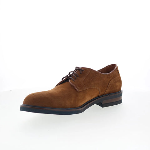 Johnston & Murphy 24-6616 Mens Brown Oxfords & Lace Ups Plain Toe Shoes