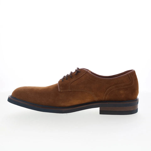 Johnston & Murphy 24-6616 Mens Brown Oxfords & Lace Ups Plain Toe Shoes