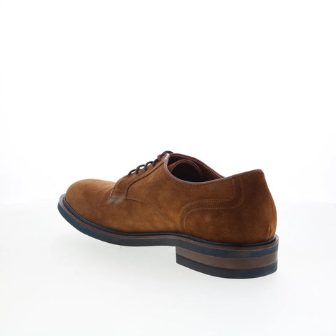 Johnston & Murphy 24-6616 Mens Brown Oxfords & Lace Ups Plain Toe Shoes