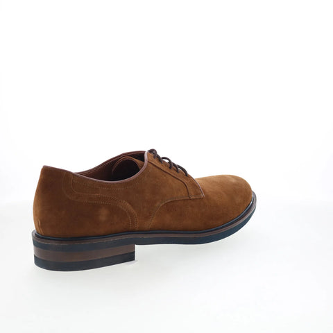 Johnston & Murphy 24-6616 Mens Brown Oxfords & Lace Ups Plain Toe Shoes