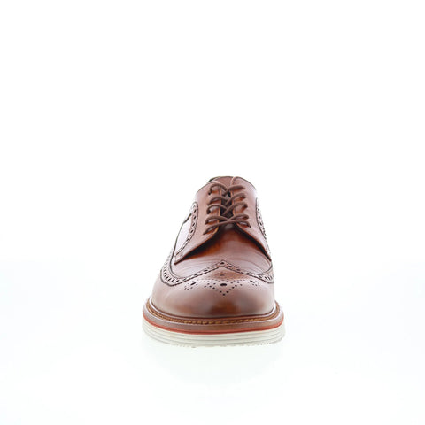 Johnston & Murphy 24-6642 Mens Brown Oxfords Wingtip & Brogue Shoes