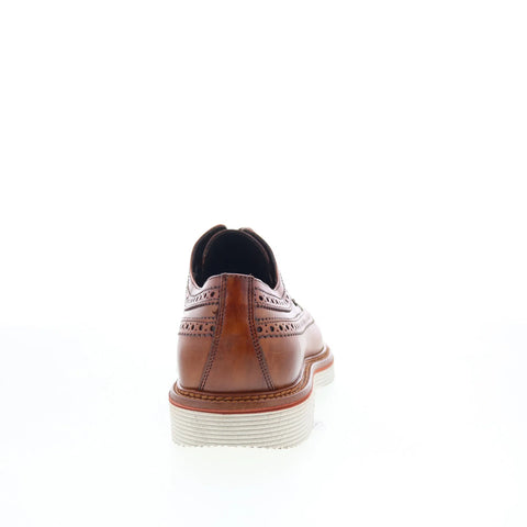 Johnston & Murphy 24-6642 Mens Brown Oxfords Wingtip & Brogue Shoes