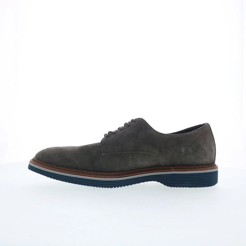 Johnston & Murphy 24-6659 Mens Gray Oxfords & Lace Ups Plain Toe Shoes