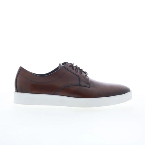 Johnston & Murphy 24-6680 Mens Brown Oxfords & Lace Ups Plain Toe Shoes