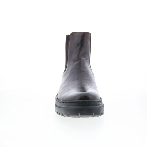 Johnston & Murphy 24-6716 Mens Brown Leather Pull On Chelsea Boots