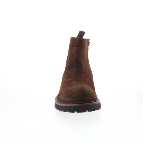 Johnston & Murphy 24-6770 Mens Brown Leather Pull On Casual Dress Boots