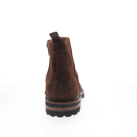 Johnston & Murphy 24-6770 Mens Brown Leather Pull On Casual Dress Boots