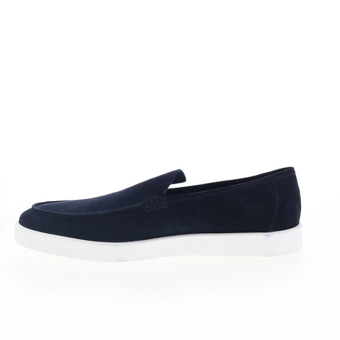 Johnston & Murphy 24-6867 Mens Blue Suede Loafers & Slip Ons Casual Shoes