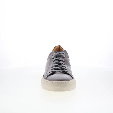 Johnston & Murphy 24-6909 Mens Gray Leather Lace Up Lifestyle Sneakers Shoes