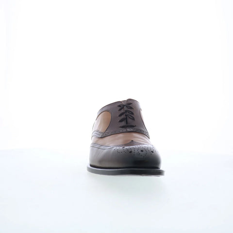 Johnston & Murphy 24-6930 Mens Brown Oxfords Wingtip & Brogue Shoes